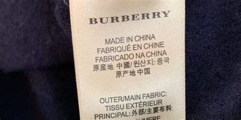 are burberry products made in china|where is Burberry manufactured.